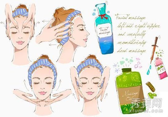 明星全是小V脸 图解3分钟按摩美肤瘦脸护肤DIY